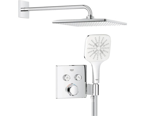 Sprchový systém Grohe Euphoria s hlavovou sprchou, ručnou sprchou a termostatom