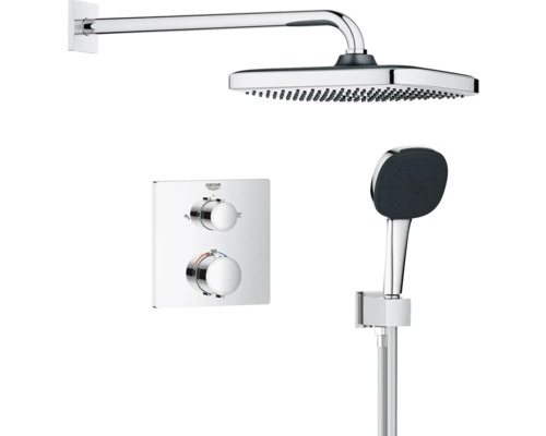 Sprchový systém Grohe Euphoria s hlavovou sprchou, ručnou sprchou a termostatom