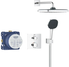 Sprchovací systém Grohe Rainshower SmartActive s hlavovou sprchou, ručnou sprchou a podomietkovým termostatom