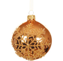 Ozdobná vianočná ozdoba so vzorom snehovej vločky