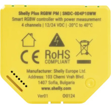 Shelly Plus RGBW PM Inteligentný RGBW ovládač s meraním výkonu