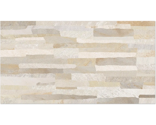 Obkladový pásik Canjiquinha beige 33x59x0,72 cm Obklad steny s kamenným vzhľadom