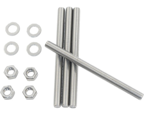 Závitové tyče s maticami a podložkami