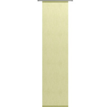 Žltý panel posuvného závesu so závesnou lištou