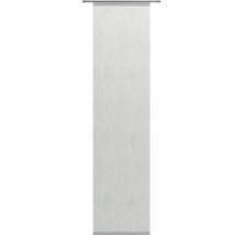 Biela posuvná záclona s panelovým vozíkom na dekoráciu okien