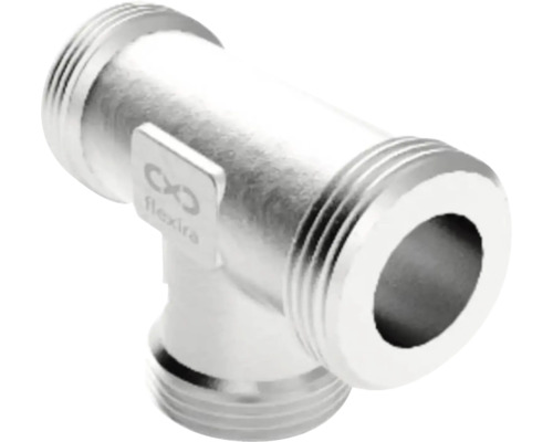 Flexira t kus mosadz Kovová T-spojka so závitom