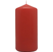 Červená stĺpová sviečka