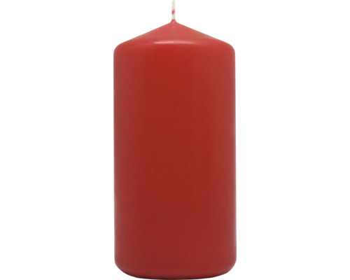 Červená stĺpová sviečka