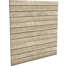 Drevená stena z vodorovných dosiek