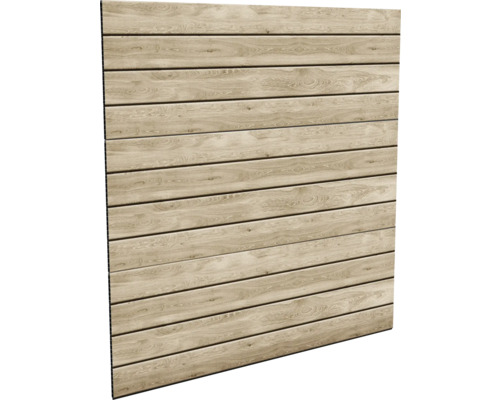 Drevená stena z vodorovných dosiek