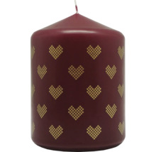 Sviečka so vzorom srdca