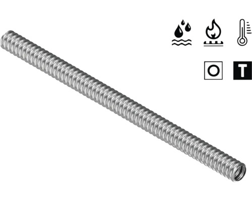Hadicový kus Flexira pre voda plyn x 1" x 5 m Ohybná kovová hadica pre inštalácie vody a plynu
