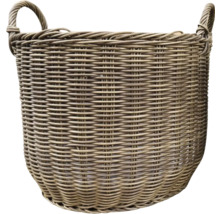 Košík z prútia s rúčkami