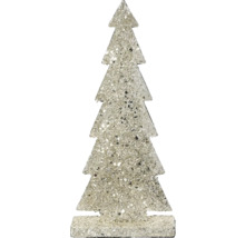 Dekoratívny vianočný stromček z trblietavého materiálu