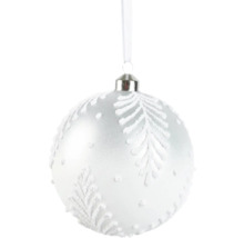 Vianočná guľa so vzorom a vešiakom