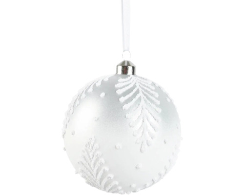 Vianočná guľa so vzorom a vešiakom