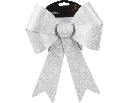 Ozdobná mašľa s trblietavým efektom