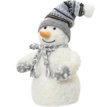 Snehuliak dekorácia s čiapkou a šálom