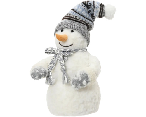 Snehuliak dekorácia s čiapkou a šálom