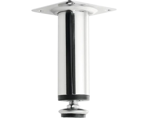 Kovová noha nábytku s nastaviteľnou výškou