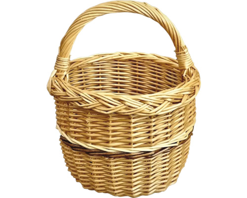 Košík z prútia s rúčkou