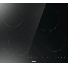Čierna indukčná varná doska Mora so štyrmi varnými zónami