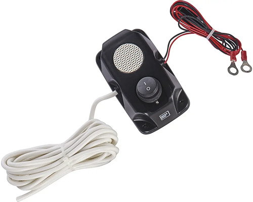 Elektronický odpudzovač kún s reproduktorom, káblemi a vypínačom