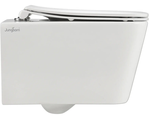 Závesné WC Jungborn s hlbokým splachovaním a sedátkom