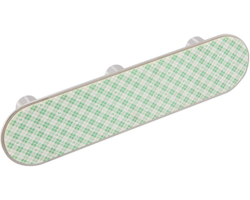 Zadná strana držiaka šatníkovej tyče s lepiacou plochou