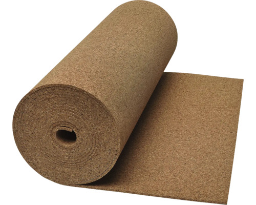 Korková rolka pre tepelnú a zvukovú izoláciu 50 x 500 x 0,4 cm Rola korku ako podlahová alebo nástenná krytina