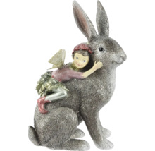 Dekoratívna figúrka so zajačikom a vílou