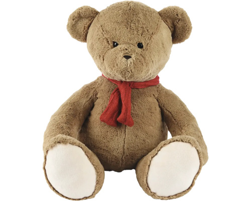Plyšový medveď so šatkou 25 cm hnedý Plyšový medveď so šálom