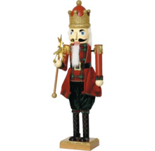 Dekoratívny luskáčik na orechy v kráľovskom dizajne pre vianočné obdobie