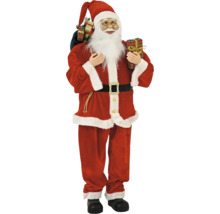 Figúrka Santa Clausa s darčekmi a vrecom