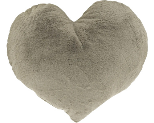 Vankúš v tvare srdca z plyšu