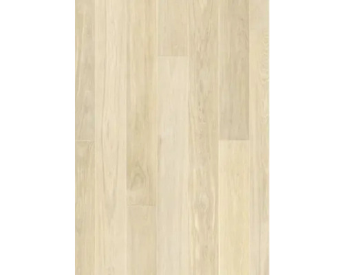 Pohľad na svetlú laminátovú podlahu