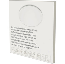 Balenie LED stropného svietidla, super tenké, 23 mm