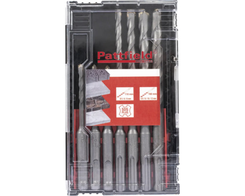 Sada vrtákov Pattfield s upínaním SDS Plus