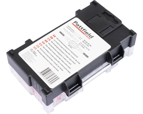 Sada závitníkov Pattfield, 15-dielna s guľatou stopkou v kufríku na náradie