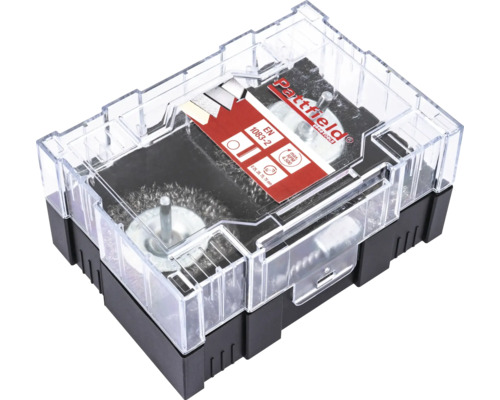 Sada drôtených kief Pattfield CH40 v priehľadnej plastovej krabičke