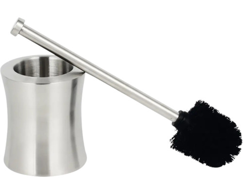Nerezová toaletná kefa s držiakom