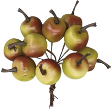Jablčná dekorácia s niekoľkými jablkami