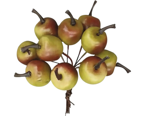 Jablčná dekorácia s niekoľkými jablkami