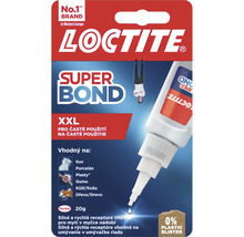 Loctite Super Bond XXL sekundové lepidlo na kovy, porcelán, plasty, gumu, kožu a drevo