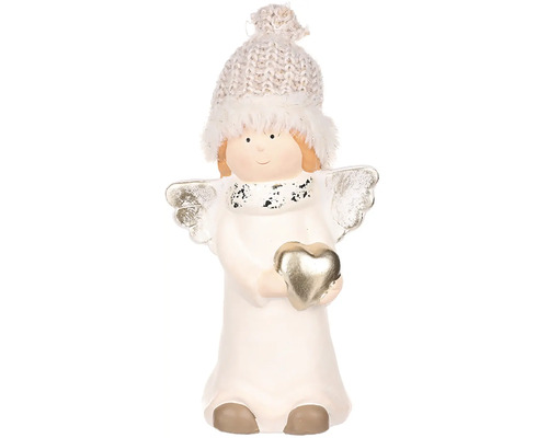 Dekoratívny anjel s čiapkou a srdcom