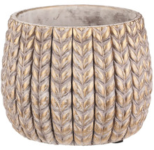 Kvetináč s pleteným dizajnom pre vnútorné aj vonkajšie použitie