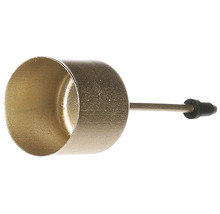 Kovový klzák na nechty s ochranným krytom