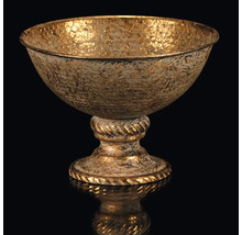 Dekoračná sklenená misa na nohe