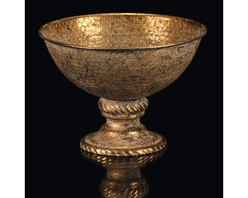 Dekoračná sklenená misa na nohe