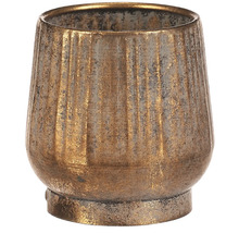 Dekoratívna váza s rebrovanou textúrou